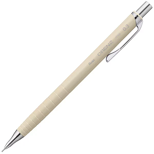 ぺんてる Pentel シャープペンシル ORENZ（オレンズ） 0.3mm ベージュ軸 XPP503-RE 4902506431417