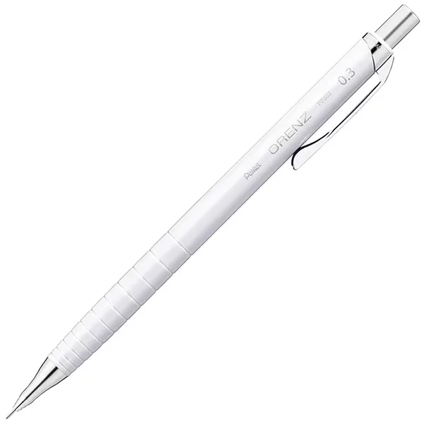 ぺんてる Pentel シャープペンシル ORENZ（オレンズ） 0.3mm ホワイト軸 XPP503-RW 4902506431424