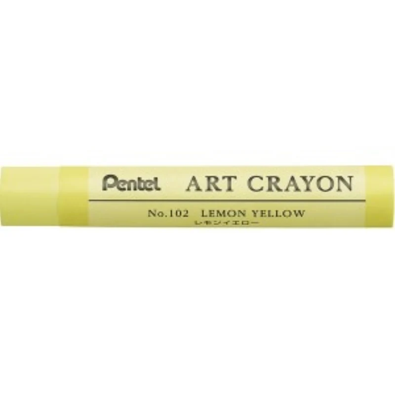 ぺんてる アートクレヨン レモンイエロー PTACT102 4902506436726（10セット）