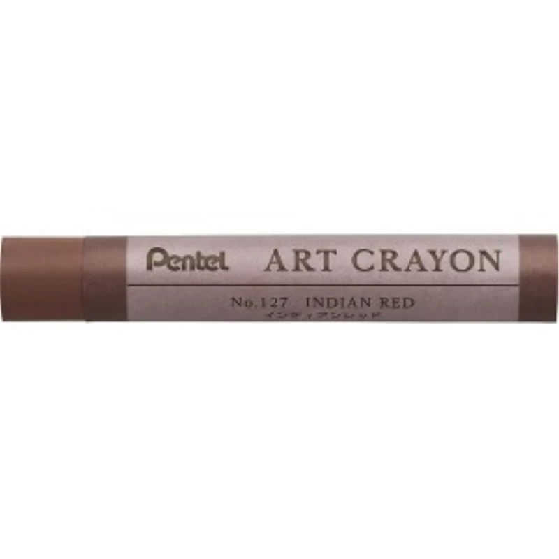 ぺんてる アートクレヨン インディアンレッド PTACT127 4902506436764（10セット）