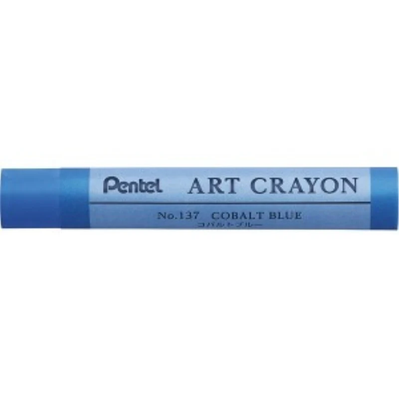 ぺんてる アートクレヨン コバルトブルー PTACT137 4902506436795（10セット）