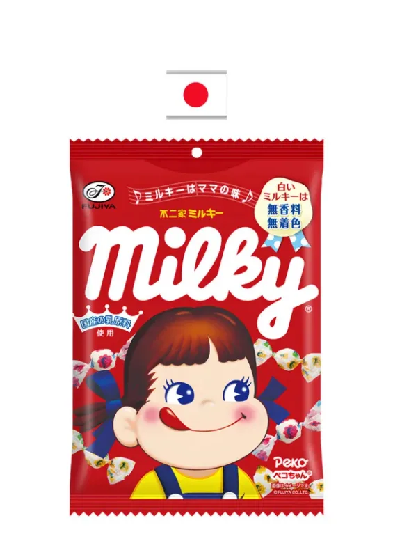 FUJIYA MILKY CANDY 100g - Bala de leite cremosa. Origem: Japão