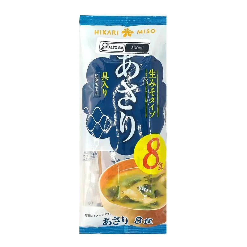Pasta de Soja Instantanea Sabor Vongole ASARI 8 x 16g
