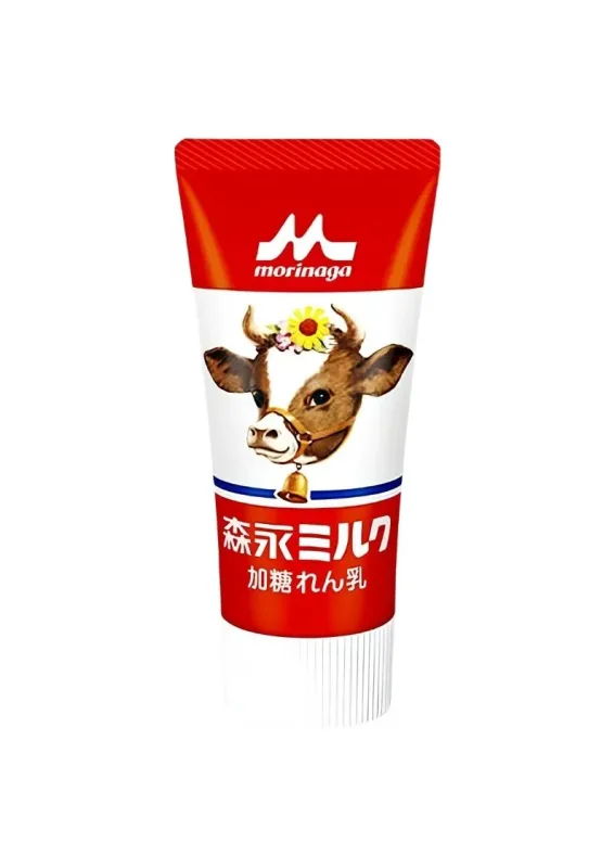MORINAGA MILK TUBE 120g - Leite condensado em bisnaga. Origem: Japão