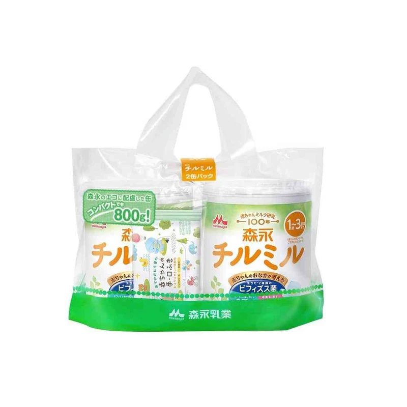 ◆森永乳業 チルミル 大缶2缶パック 800g×2