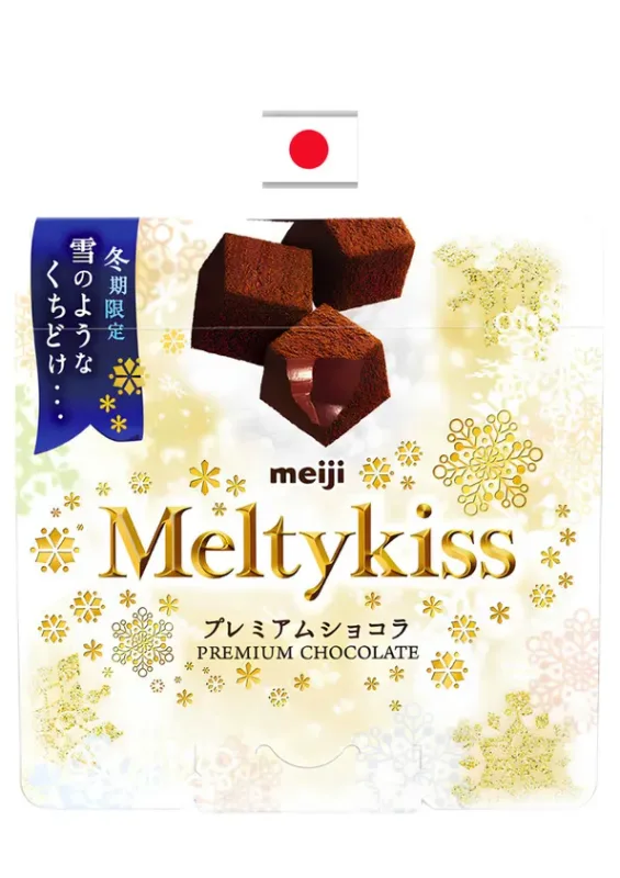 MEIJI MELTYKISS CHOCOLATE 52g - Chocolate premium. Origem: Japão