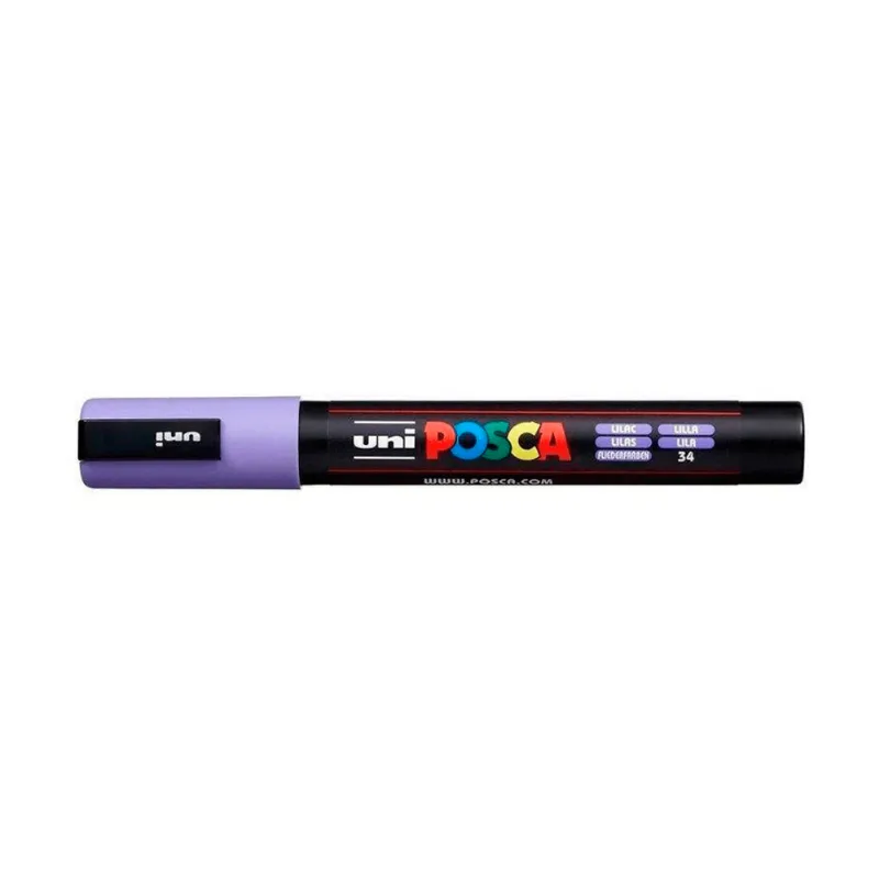 MARCADOR POSCA MULTIUSO PC-5M LILAS R.7.5157