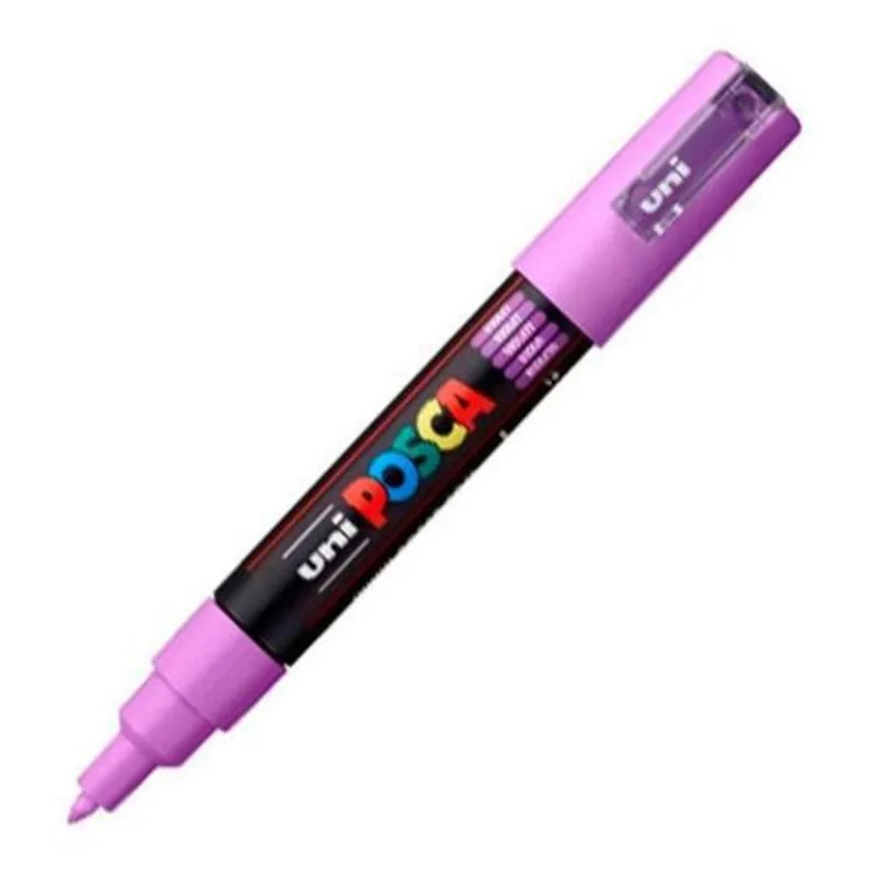 Pc-1m Caneta Posca Lavanda Ponta Cônica 0.7 Mm