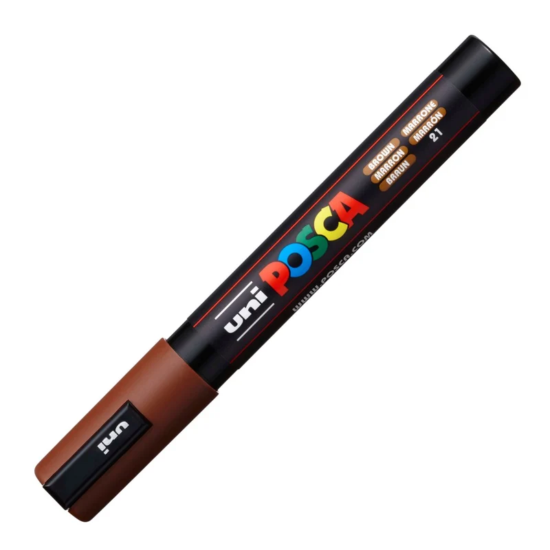 Caneta Posca Uni Ball PC-5M Castanho