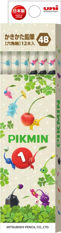 Mitsubishi Pencil Pikmin 4B 1 Dozen Paper Box K56524B
