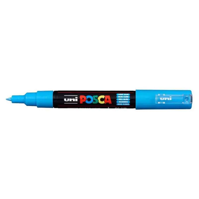 Caneta Posca Uni-Ball PC-1M Azul claro