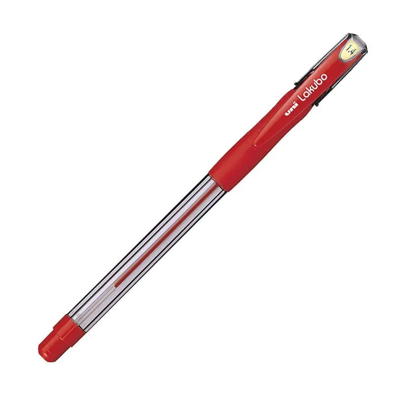 Caneta Esferografica Uni-ball Lakubo 1.4mm Vermelha