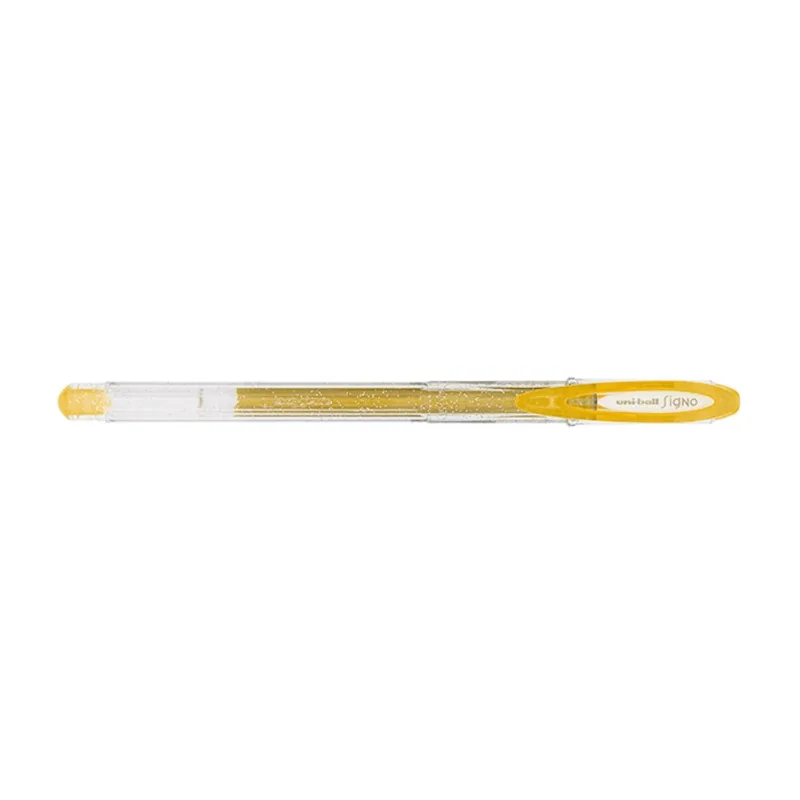 Caneta Gel Signo Sparkling Glitter UM-120SP - Ouro - Uniball (17.7100)