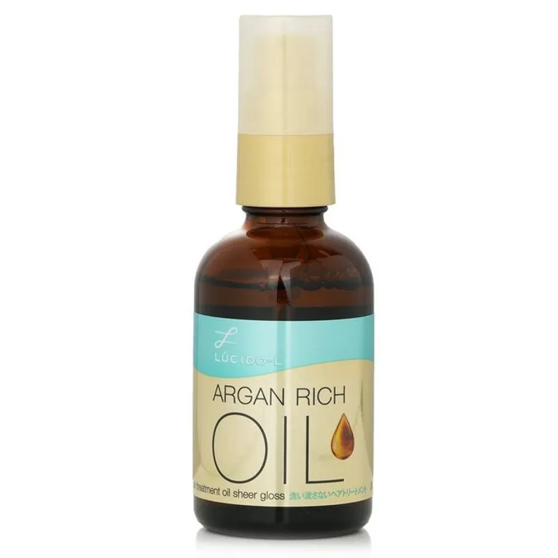Óleo de tratamento capilar Lucido-L Argan & Abyssinian Sheer Gloss