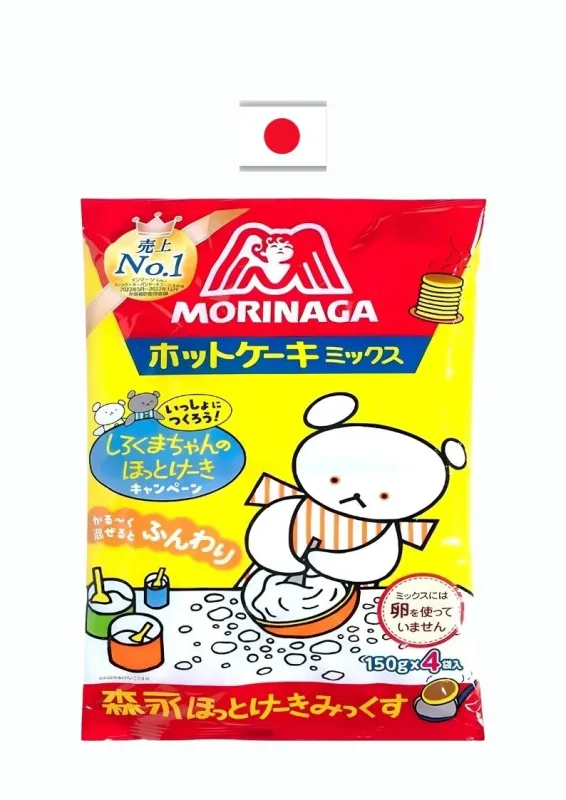 MORINAGA HOT CAKE 600g - Mistura para panqueca. Origem: Japão