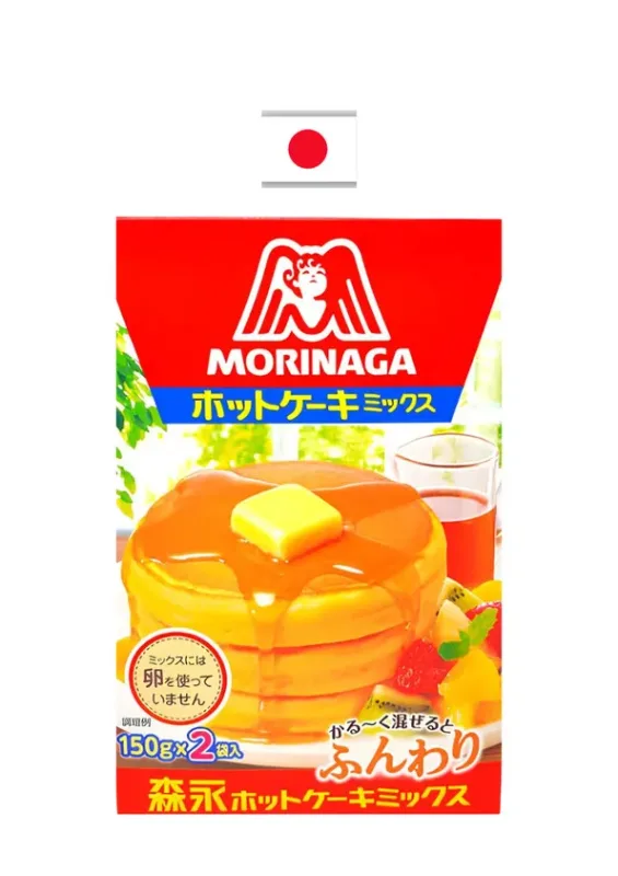 MORINAGA HOT CAKE MIX 300g - Mistura para panqueca. Origem: Japão