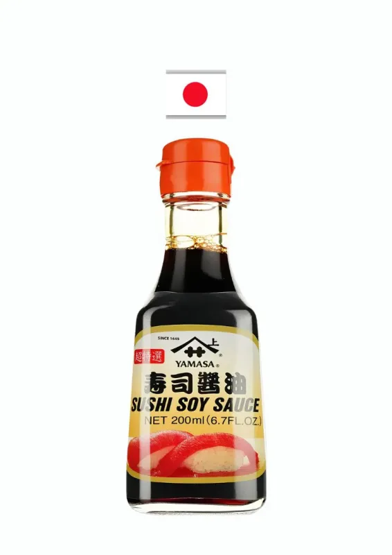 YAMASA SUSHI SOY SAUCE 200ml - Molho de soja para sushi. Origem: Japão