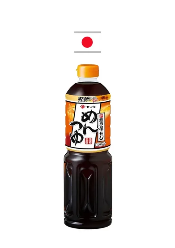 YAMAKI MEN TSUYU 1L - Molho pronto para macarrão. Origem: Japão (VENCIMENTO 11/2026)