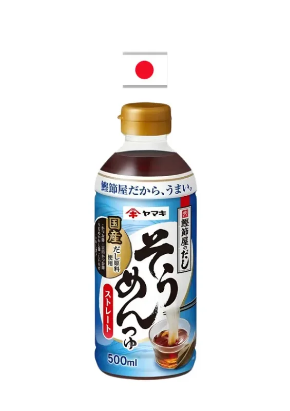YAMAKI TSUYU SOMEN 500ml - Molho pronto para macarrão. Origem: Japão