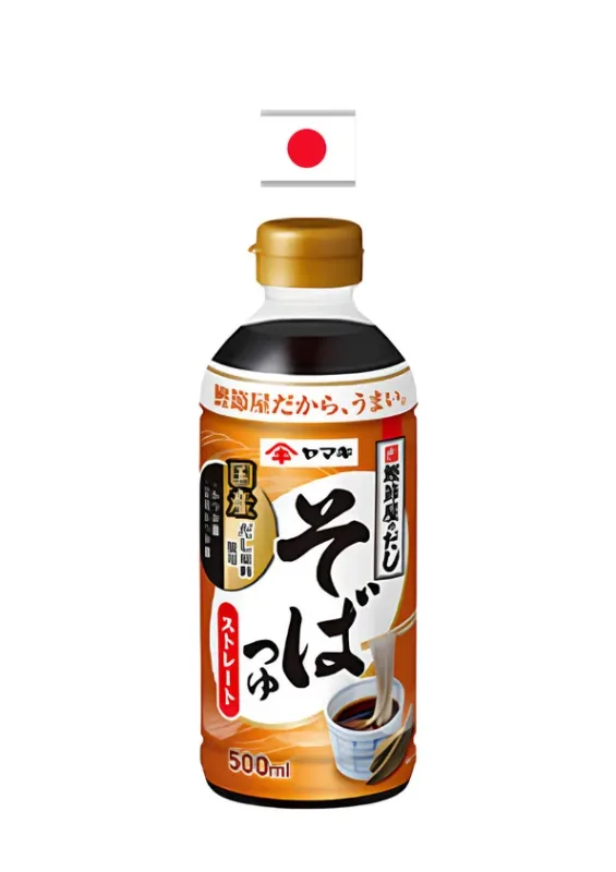 YAMAKI TSUYU SOBA 500ml - Molho pronto para macarrão. Origem: Japão