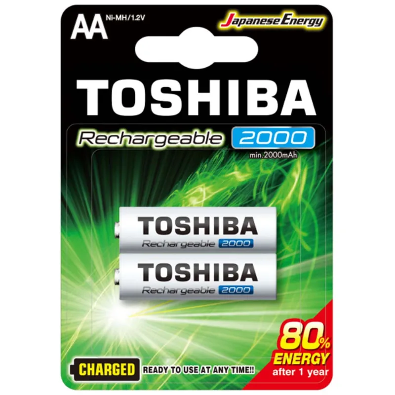 Pila Recargable Toshiba TNH-6GME BP-2C AA x2 Ni-Mh 2000mAh