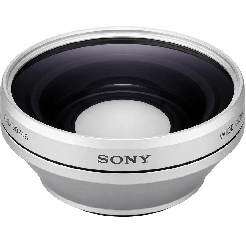 Lente de Conversão Grande Angular Sony VCL-D0746 0.75x 46mm