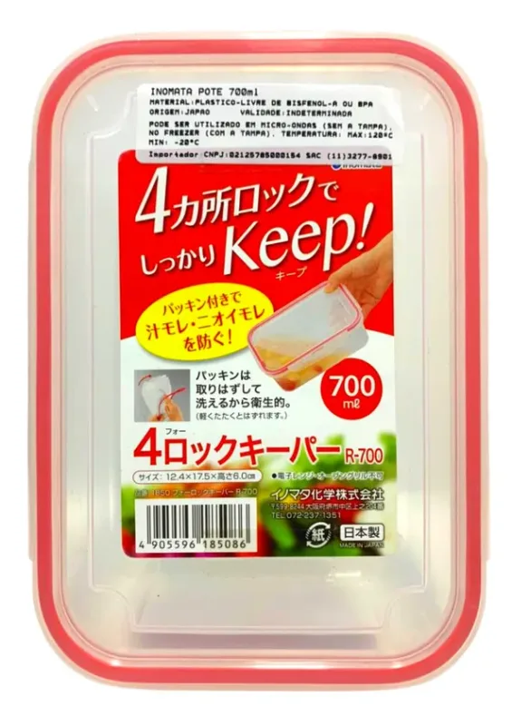 Pote Para Alimentos 700ml Inomata Japão