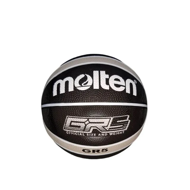 Pelota Molten Basquet Nro 5 GRX5 Talle: UN - Color: Negro/Gris