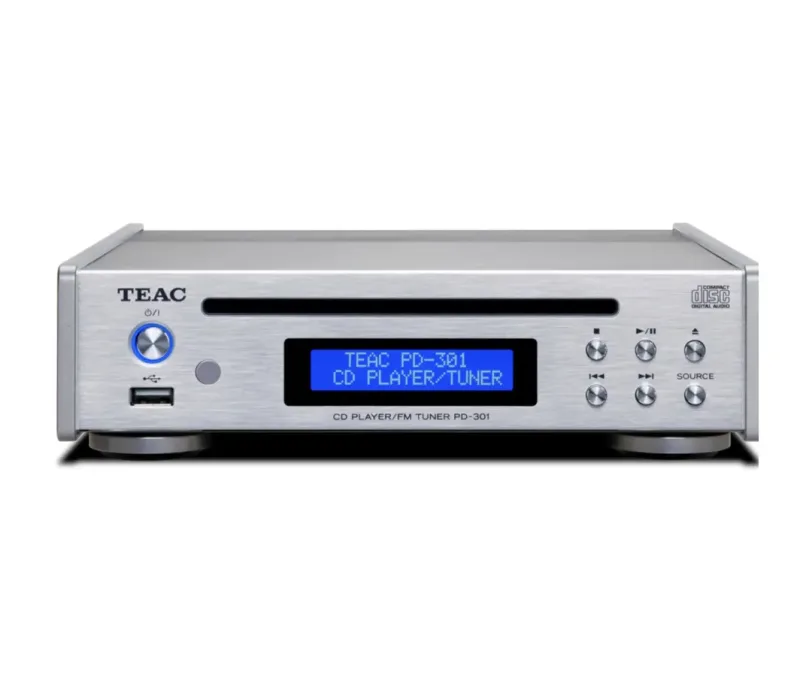 Teac PD-301-X CD Player with FM Tuner (Silver) 110v