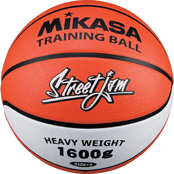 ミカサ MIKASA トレーニングボール6号 バスケットボール 1.6KG B6JMTR-O O：オレンジxホワイト / 6号球