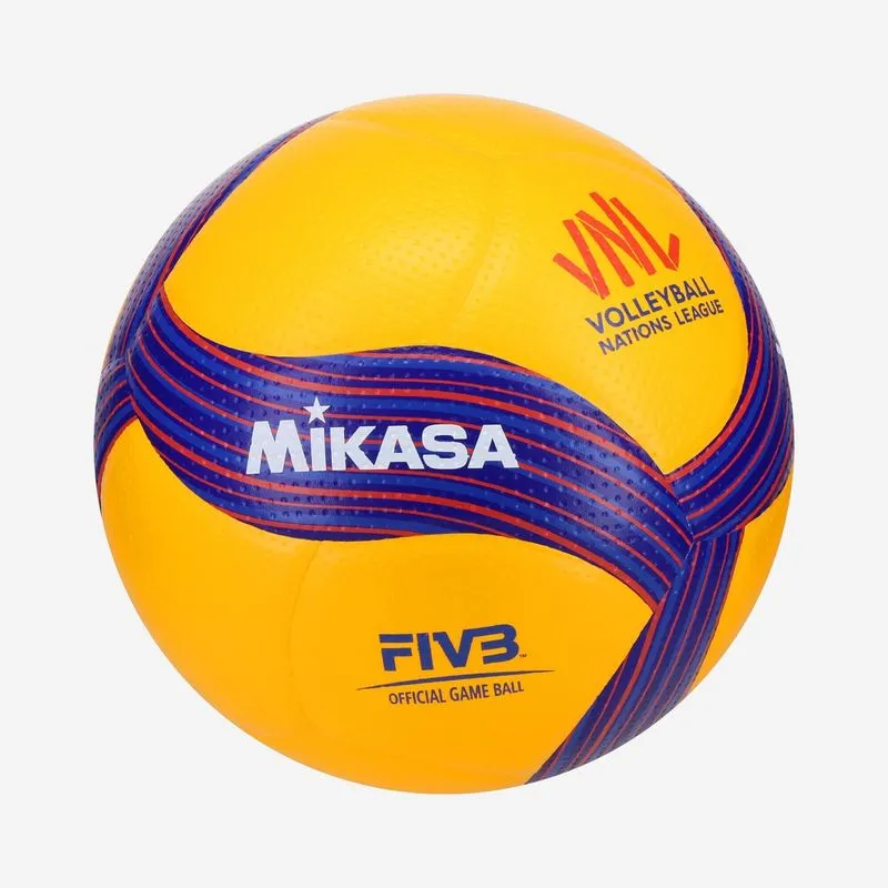 Bola de Vôlei Tamanho 5 V200W VNL Mikasa Amarela, 5
