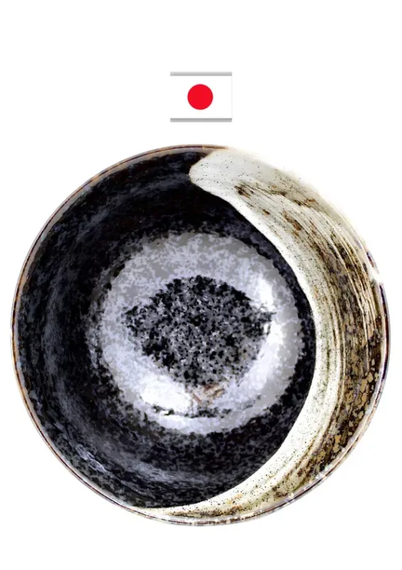 AKEYO ARAHARE TIGELA PARA ARROZ 15.7X7.8cm 432g - Tigela para Arroz. Origem: Japão