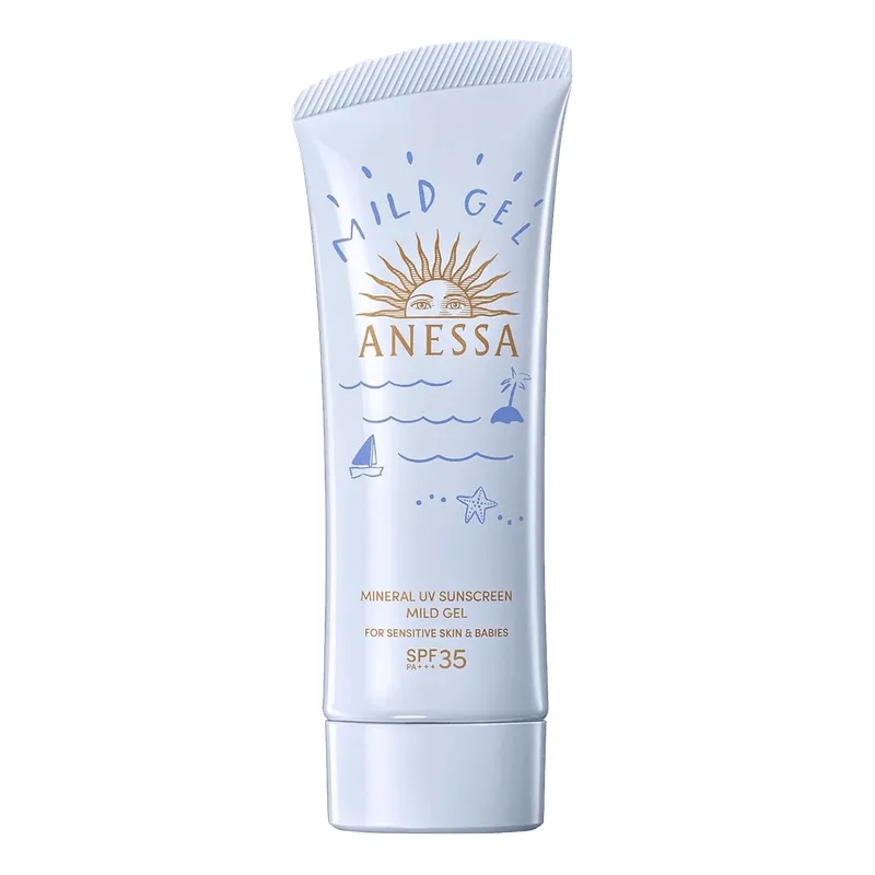 Protetor Solar Shiseido Anessa Mineral Uv Gel Spf 35 Pa+++ 90g