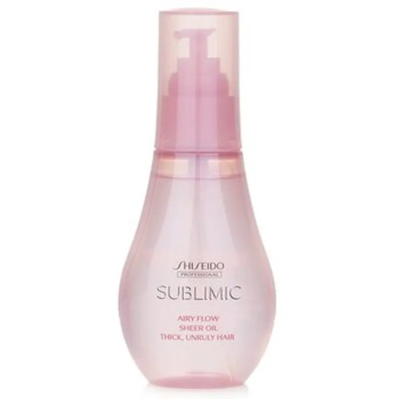 Óleo de cabelo Shiseido Sublimic Airy Flow Sheer para cabelos grossos
