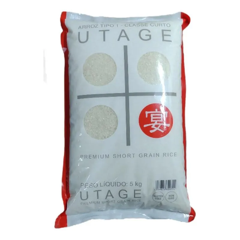 Arroz Utage Para Sushi Tipo 1 Classe Curto 5kg