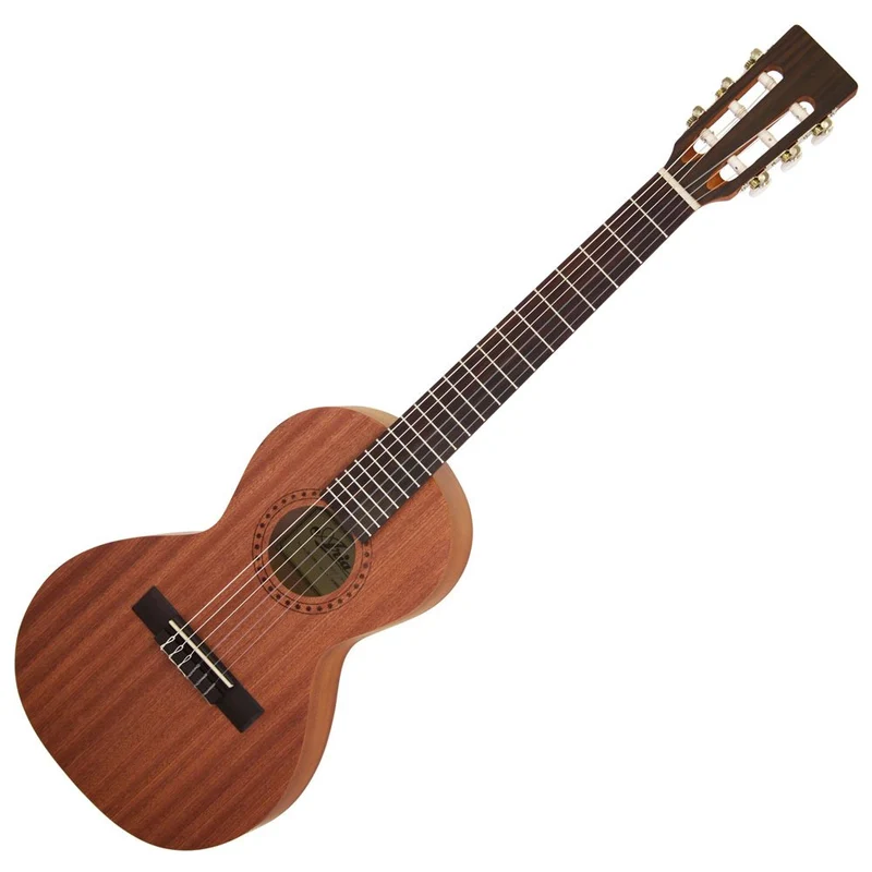 ARIA Mini Classic Guitar ASA-18C N with Case 20F Nylon Strings Model Brown NEW