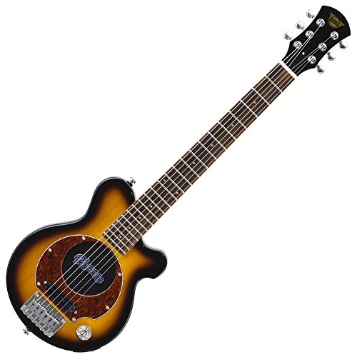 Pignose electric guitar Brown sunburst w/ soft case PGG-200 BS Built-in speaker