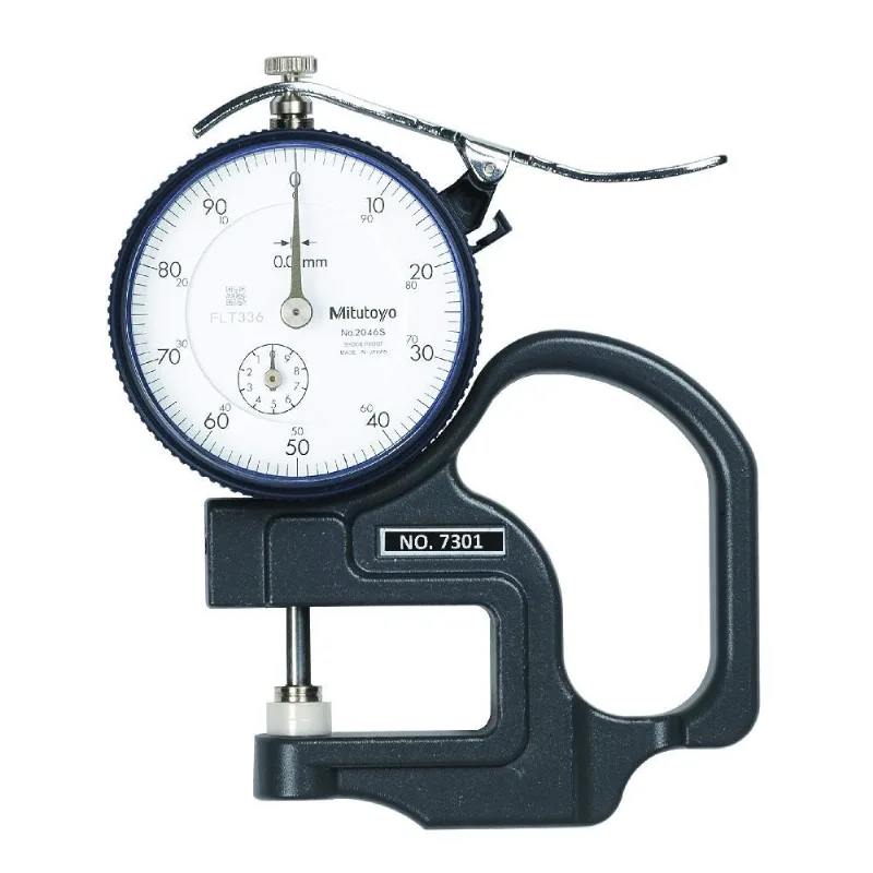 Medidor Espessura Manual Espessura Tubos Alcance 0-10mm