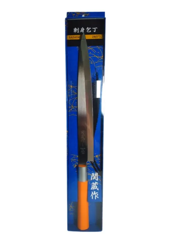 Faca Inox Para Corte de Sashimi 240mm Sekizo Japão