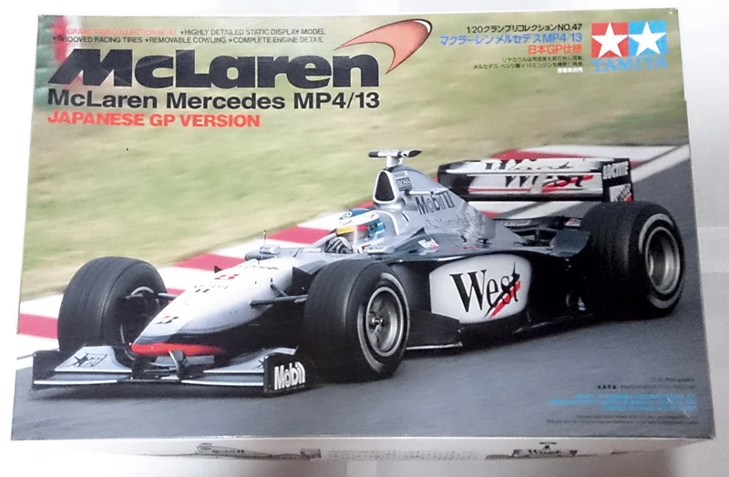 Tamiya 1/20 McLaren MP4/13 Japan GP Grand Prix Collection Model Kit 20047 NEW