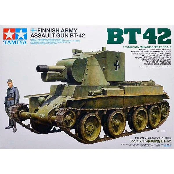 Tamiya 1/35 Finnish Army Assault Gun BT42 Hobbyco