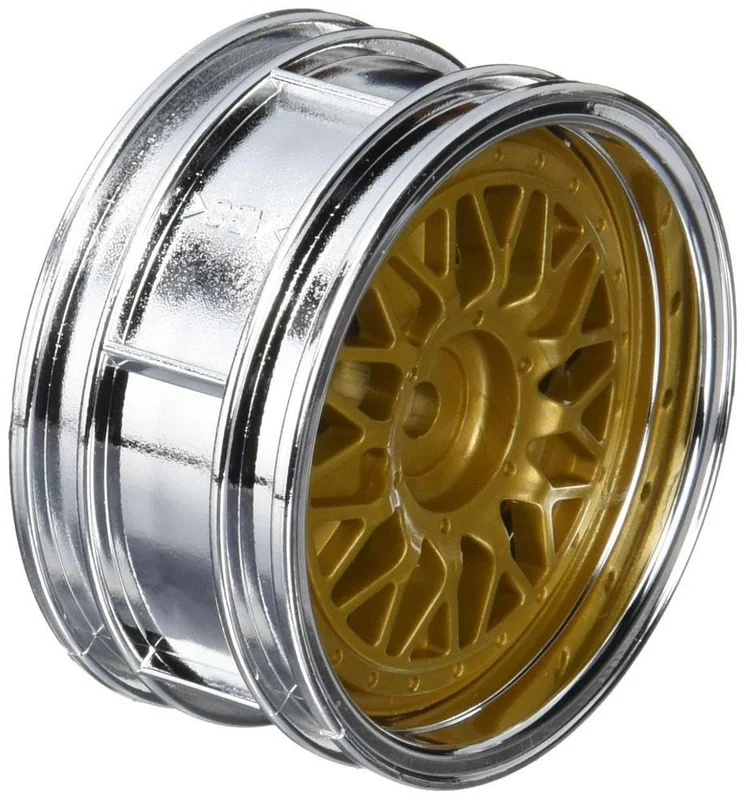 Tamiya R/C SPARE PARTS SP-548 2-piece mesh wheels 1-pair Silver 300050548 NEW