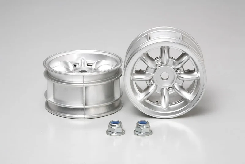RC Mini Cooper Chrome Wheels (2)