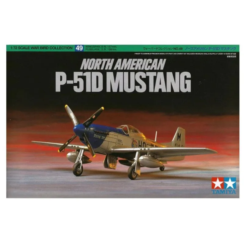 North American P-51d Mustang 1/72 Tamiya 60749