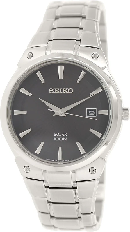 Seiko Gents Stainless Steel Solar Watch SNE341P1