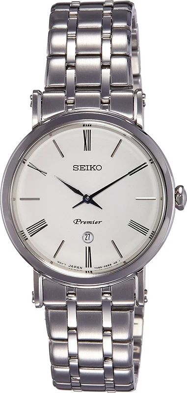 Seiko Womens Premier Stainless Steel Sapphire Glass SXB429P1
