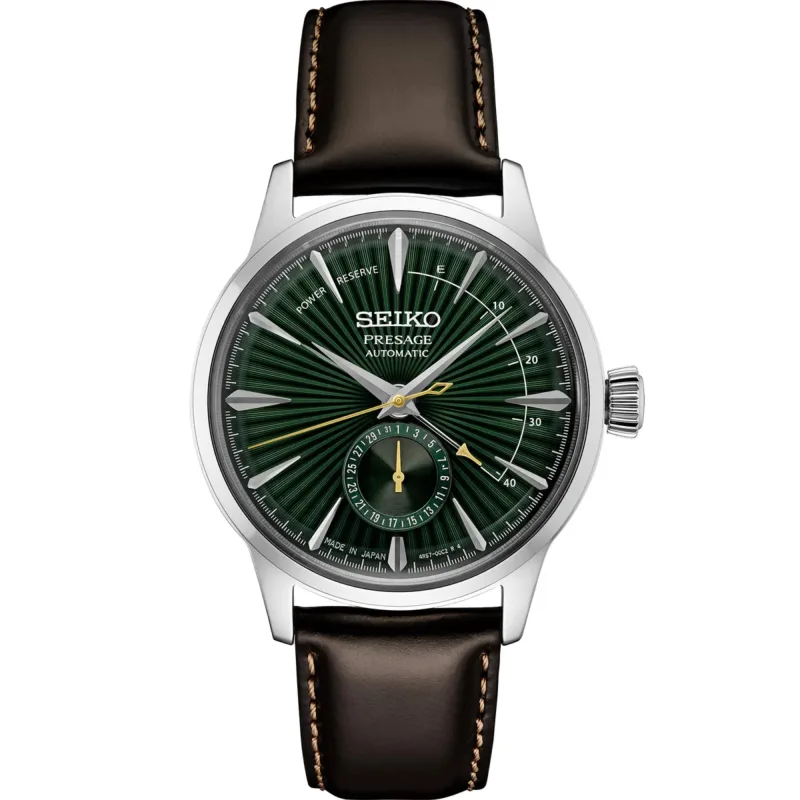 Relógio Seiko Presage Cocktail Midnight Mockingbird Automático Verde SSA459J1