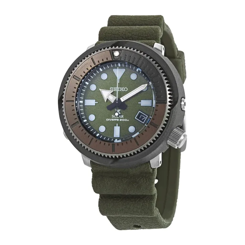 Relógio Seiko SNE561P1 Prospex Verde Solar