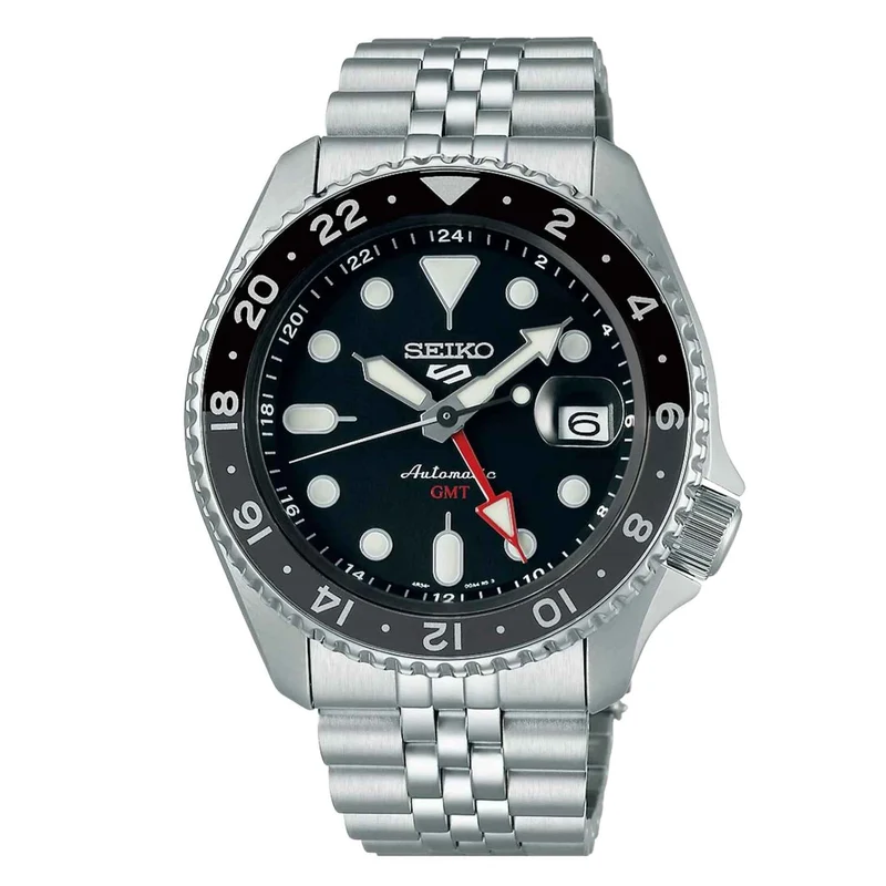 SEIKO - 5 Sports m. sort urskive, 42 mm - SSK001K1