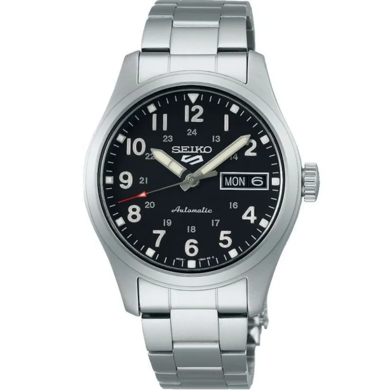 Relógio Seiko 5 Sports Midfield Automático Preto SRPJ81K1